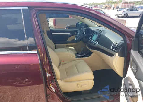 2017 Toyota Highlander Xle from USA, damaged, VIN 5TDKZRFH9HS228541